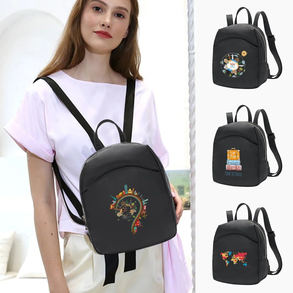 Mini Backpack Crossbody Bag for Women Shoulder Phone Purse Travel Small Pattern