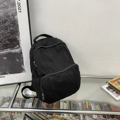 Canvas Mini Backpack Vintage Lady School College Travel Bag