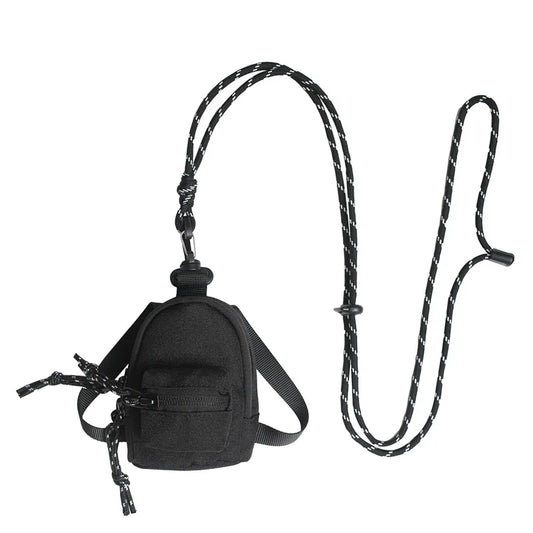 Mini Backpack Key Organizer Nylon Pendant Package Bag Male Casual Handbag