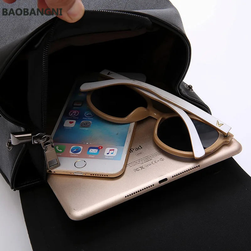 Mini Backpack Women PU Leather Shoulder Bag For Girls