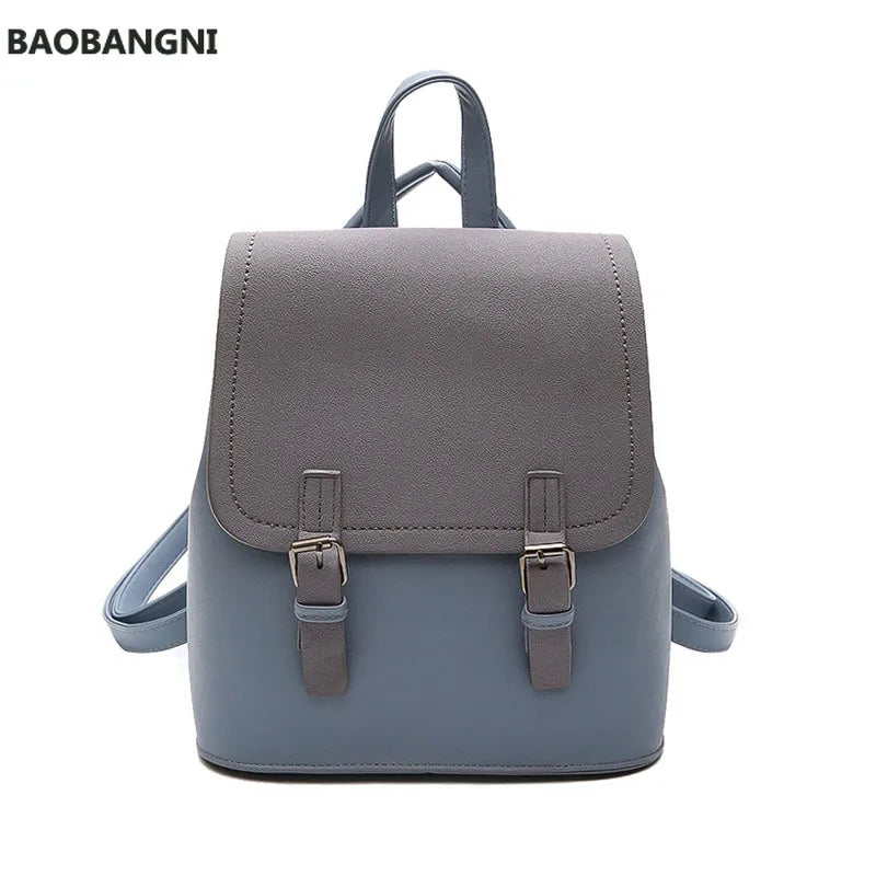 Mini Backpack Women PU Leather Shoulder Bag For Girls