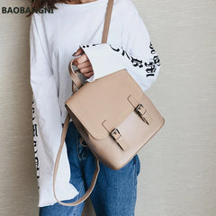 Mini Backpack Women PU Leather Shoulder Bag For Girls