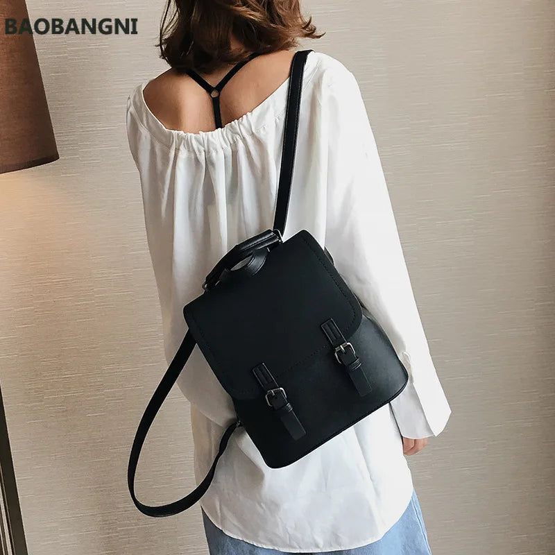 Mini Backpack Women PU Leather Shoulder Bag For Girls