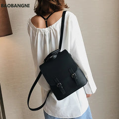 Mini Backpack Women PU Leather Shoulder Bag For Girls