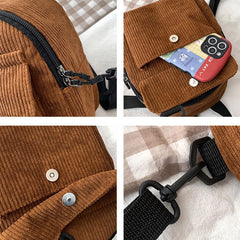 Mini Backpack Women Retro School Travel Portable Large Capacity