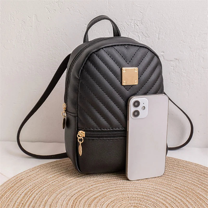 Women's Multifunctional Mini Backpack Shoulder Bag