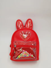 Mini Leather Girls Backpack Multi-Function Small Bagpack
