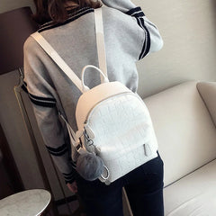 Mini Backpacks Women PU Leather Small Backpack Female Back Pack Backpacks For Te