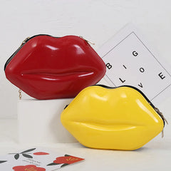 Lip Print Shoulder Bag Women's Handbag