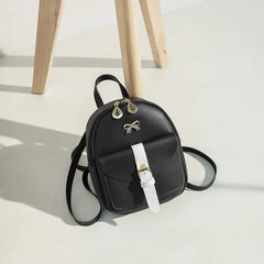 Mini Bowknot Backpack PU Multi-function Small Shoulder Bag