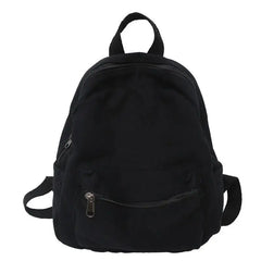 Mini Canvas Backpack Women Small Vintage Travel Bagpack