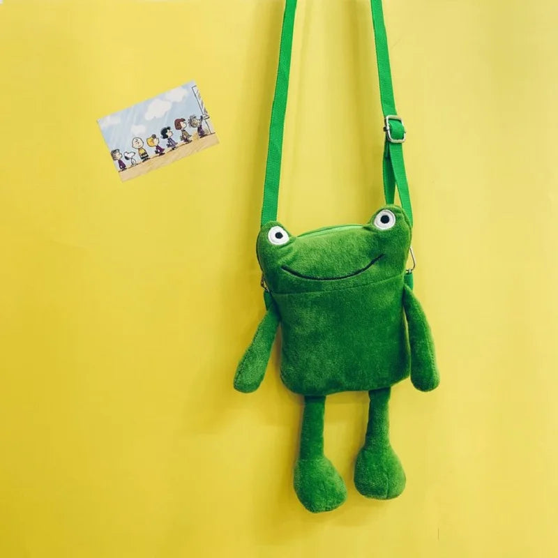 Mini Cartoon Frog School Bag Baby Backpack Children School Bags Kids Plush