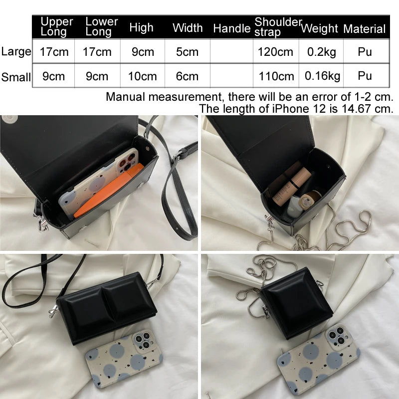 Mini Checkered Women's Crossbody Bag Casual Shoulder Bag