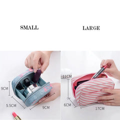 Mini Cosmetic Bag Flamingo Toiletry Storage Cactus Makeup Organizer