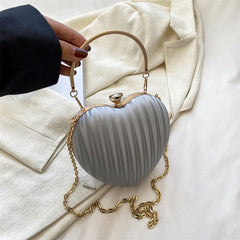 Heart Chain Shoulder Bag Women Evening Bag Tote