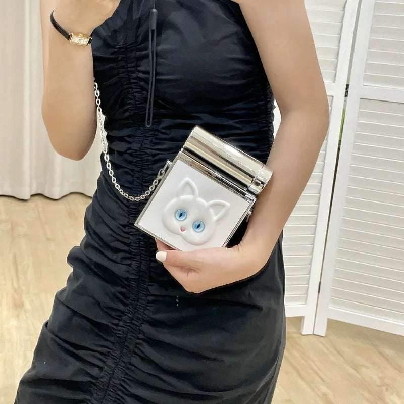 Mini Crossbody Bags For Women Leather Chain Small Shoulder Bag