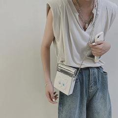 Mini Crossbody Bags For Women Leather Chain Small Shoulder Bag
