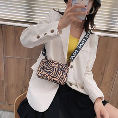 Women's Mini Crossbody Shoulder Bag PU Leather Square Phone Bag