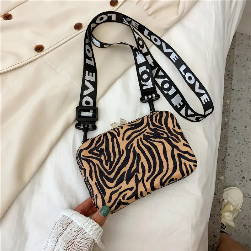 Women's Mini Crossbody Shoulder Bag PU Leather Square Phone Bag