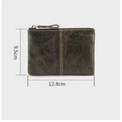 Men's Leather Bag for Drivers Vegetable Tanning Wallet