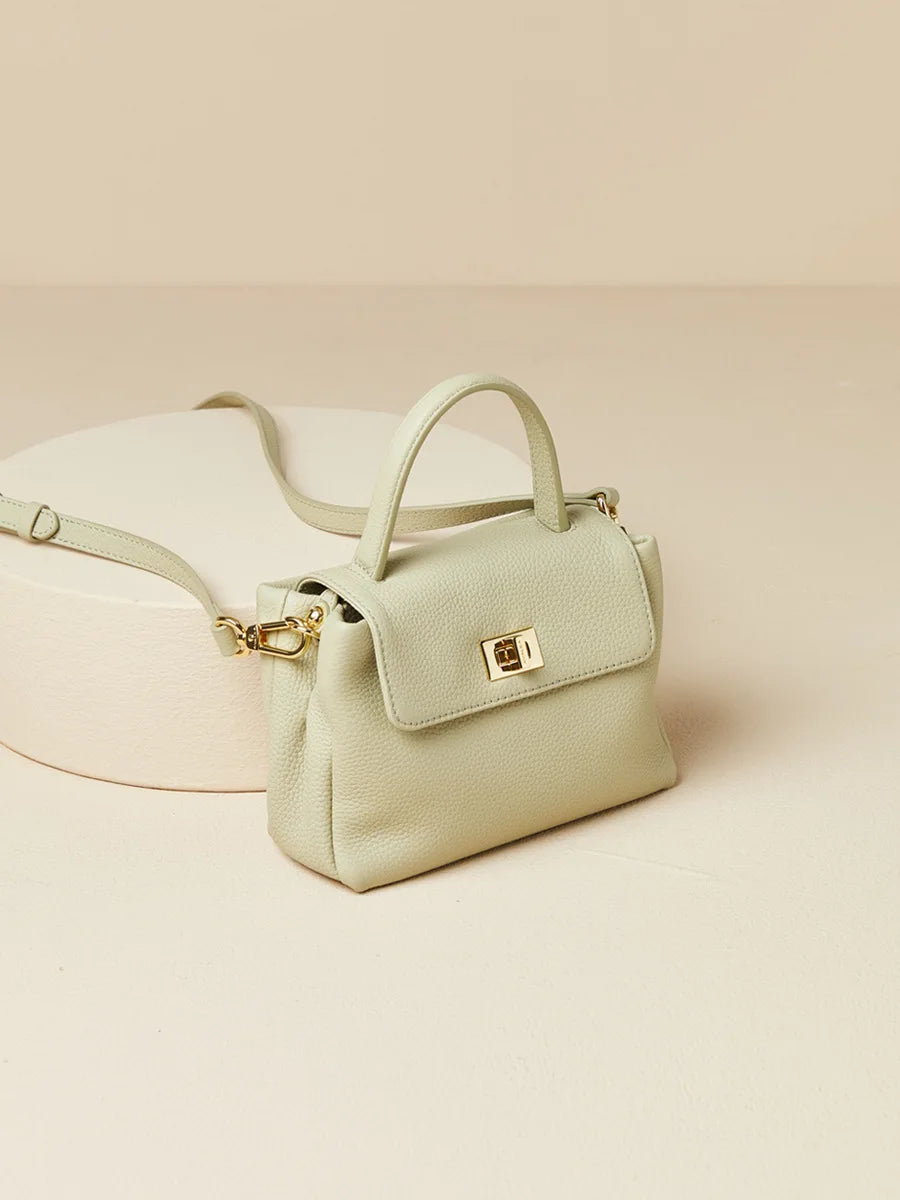Mini Handbags For Women Soft Leather Shoulder Small Top-Handle Bag Purse