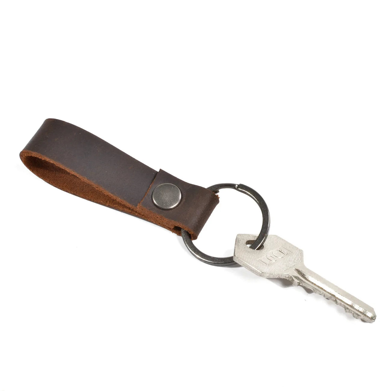 Cowhide Leather Key Ring Holder Bag Keychain Pocket for Car Keys Women Men