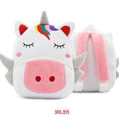 Kid Plush Unicorn Backpack for Toddlers
