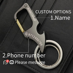 Personalized Keychain Bottle Opener Car Key Holder