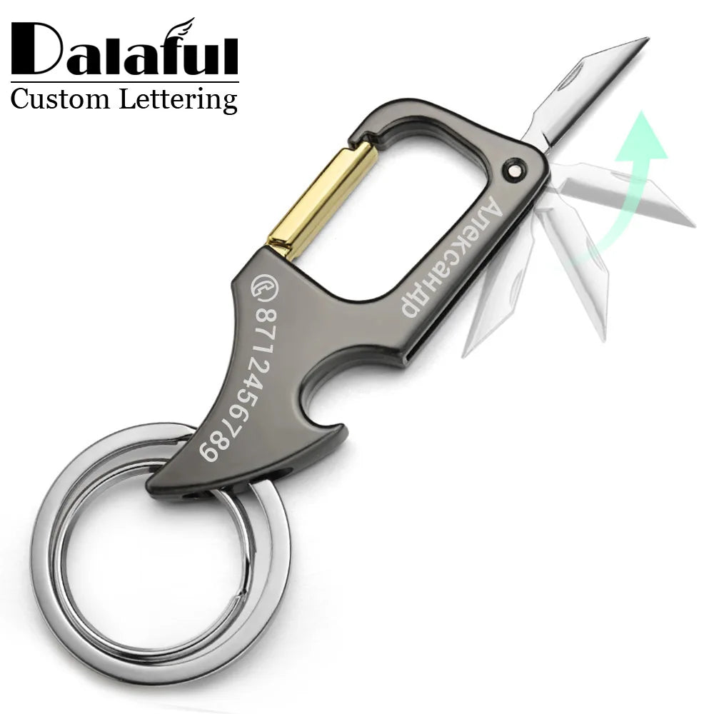 Personalized Keychain Bottle Opener Car Key Holder