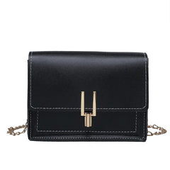 Green Leather Crossbody Bag Chain Shoulder Messenger Lady Travel Purse Handbag