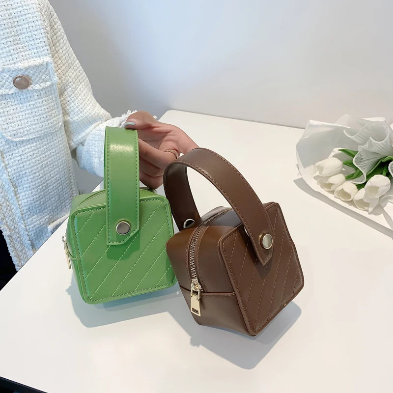 Mini Makeup Box Tote Bag Small Lipstick Bag Purses And Handbags