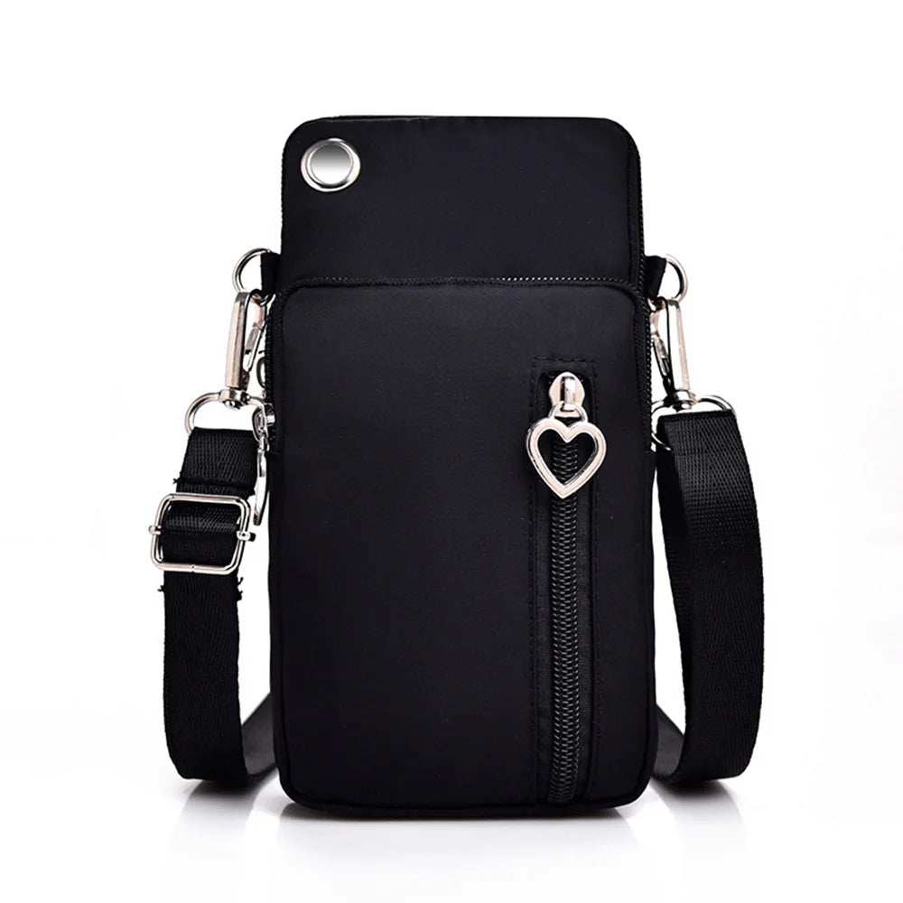 Mini Phone Bag Crossbody with Headphone Hole
