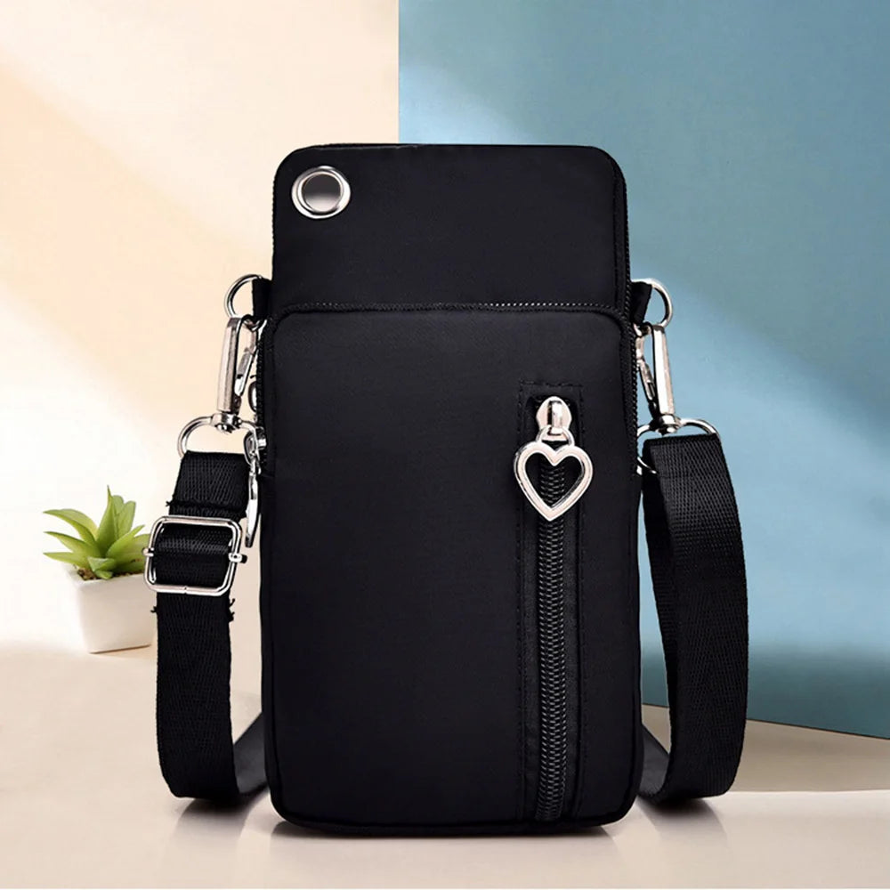 Mini Phone Bag Crossbody with Headphone Hole