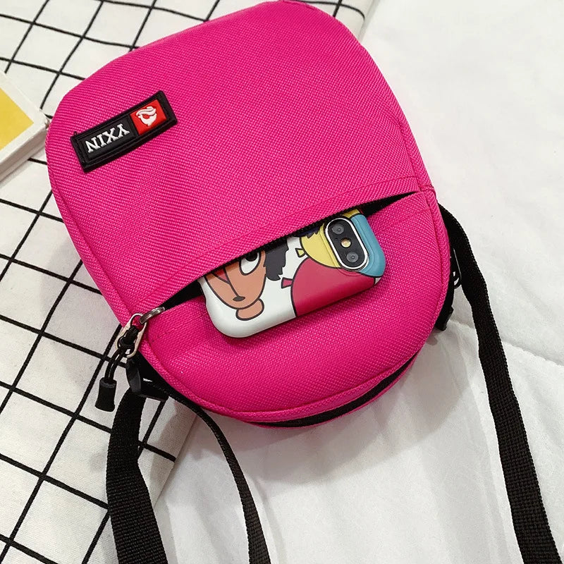 Canvas Mini Mobile Phone Bag Small Bag Men and Women Messenger Bag