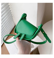 Women's PU Leather Crossbody Bag Spring Handbag Solid Shoulder Bag