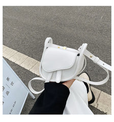 Women's PU Leather Crossbody Bag Spring Handbag Solid Shoulder Bag