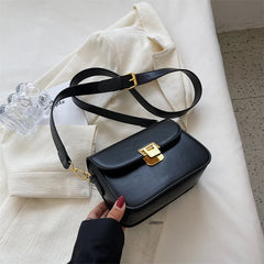PU Leather Flap Crossbody Bag Women's Winter Handbag