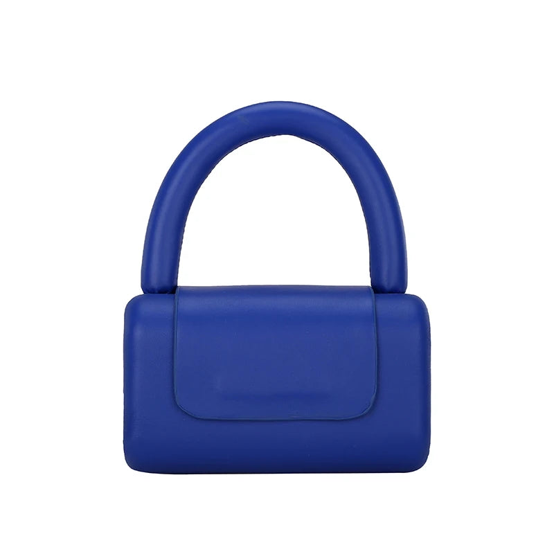 Green PU Leather Top Handle Crossbody Bag for Women