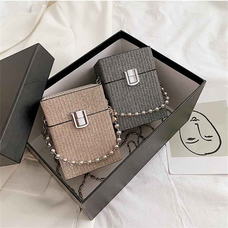 Mini Purse Chain Crossbody Bag Box Women Handbag