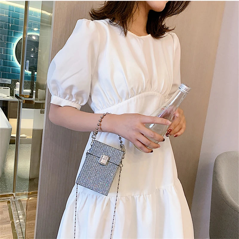 Mini Purse Chain Crossbody Bag Box Women Handbag