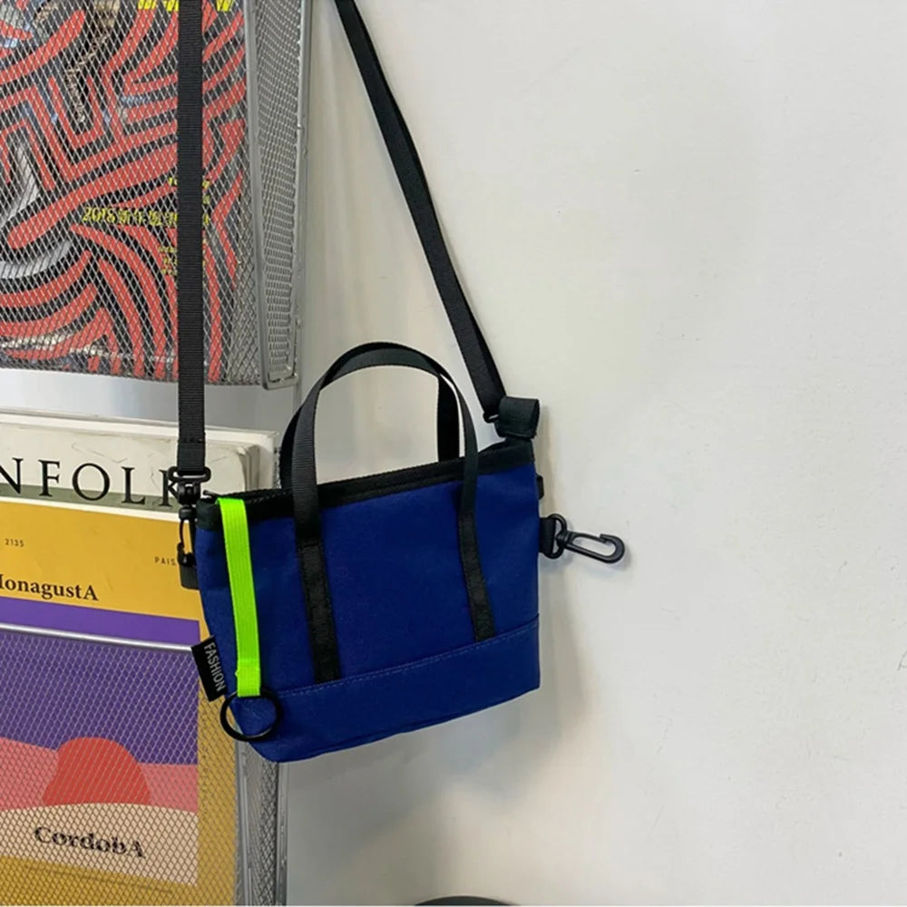 Reflective Strip Shoulder Bag for Men Crossbody Chest Sling Purse