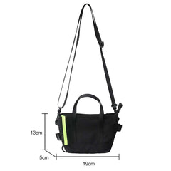 Reflective Strip Shoulder Bag for Men Crossbody Chest Sling Purse