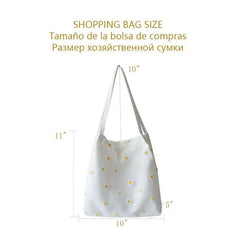 Embroidered Mini Shoulder Bag with Daisies