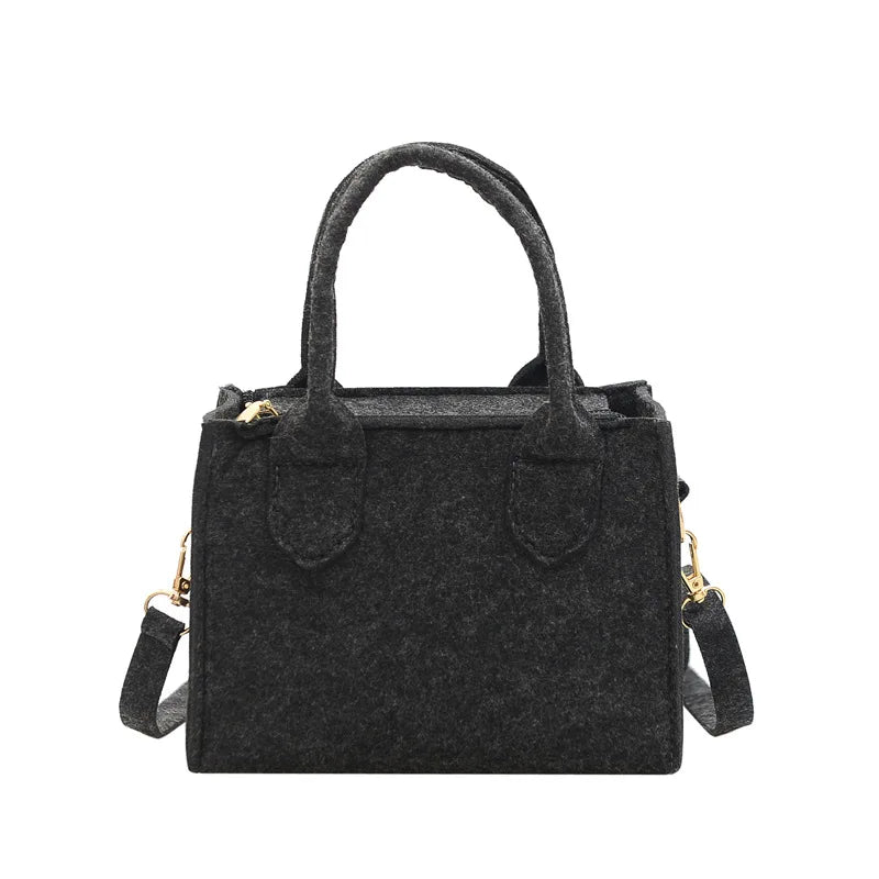 Felt Shoulder Bag Women Crossbody Handbag Tote Shopper