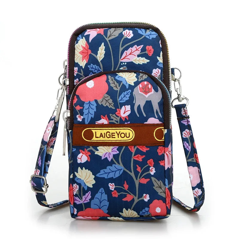 Mini Single Shoulder Bag Mobile Phone Bag Summer Sports Wrist Arm Bag