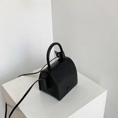 Mini Square Flap Bag High PU Leather Shoulder Bag for Office Ladies