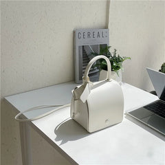 Mini Square Flap Bag High PU Leather Shoulder Bag for Office Ladies