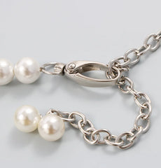 Diamond Pearl Mini Waist Bag Flower Small Chain Lady Belt Bag