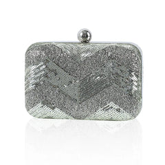 Mini Wave Sequins Evening Bag European Makeup Purse Handbag