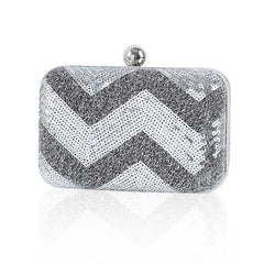 Mini Wave Sequins Evening Bag European Makeup Purse Handbag